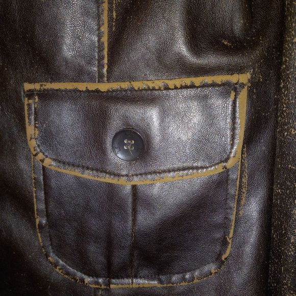 Vintage RVT CLOTHING Faux/Vegan Leather Jacket - Picture 5 of 9